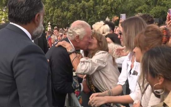 King Charles II Greets Crowds at Buckingham Police