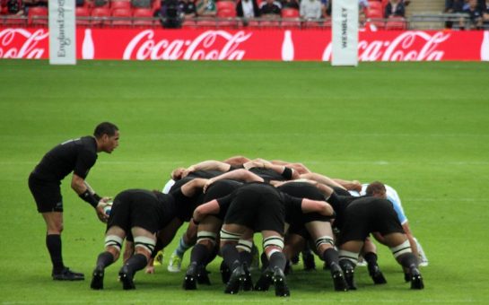 All Blacks scrum