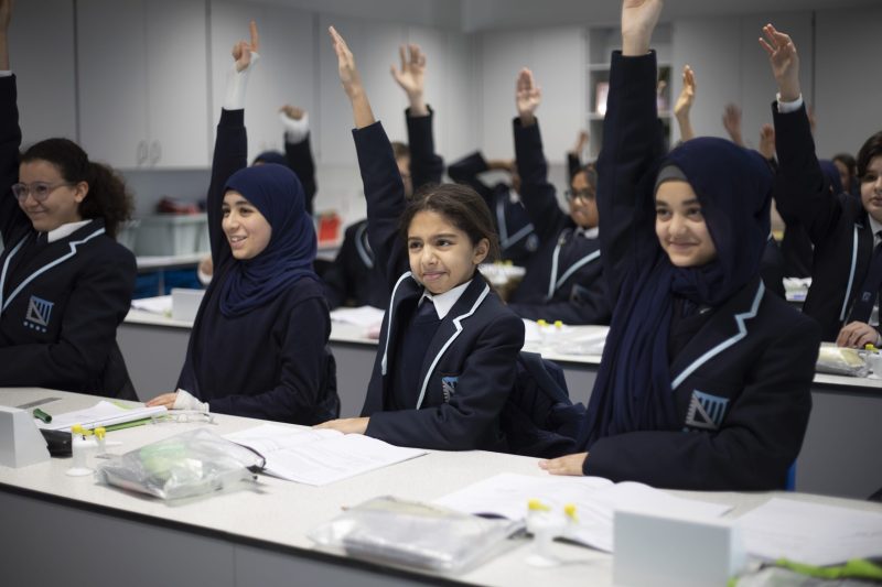 Pupils in a classroom