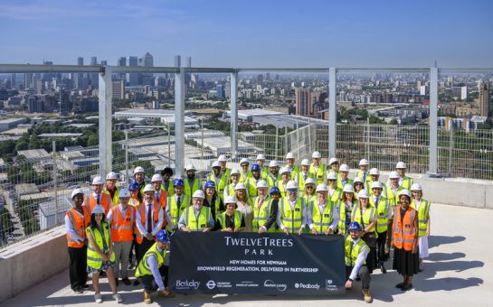 Delivery partners celebrate progress at TwelveTrees Park, Newham