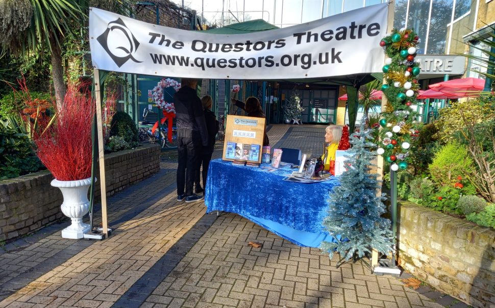 Stall at Questors Theatre Christmas Fair