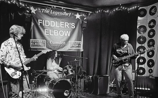 Sunset Habits perform at Camden's legendary Fiddler's Elbow live venue. Photo Credits: Laura Geere.