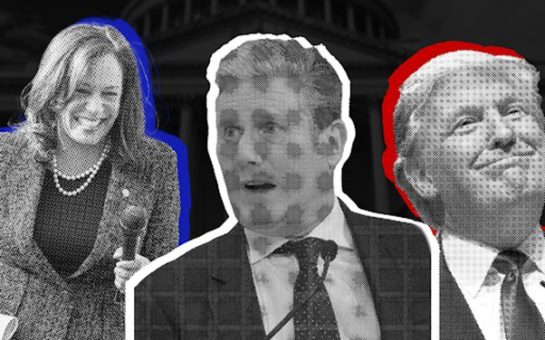 Kamala Harris, Sir Keir Starmer and Donald Trump