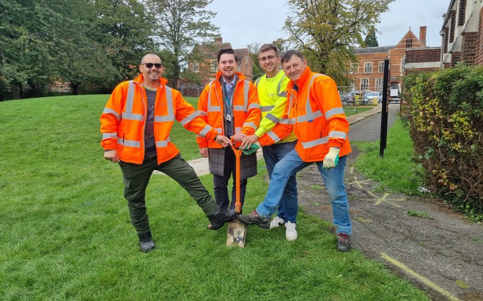 Councillor Matthew Goodwin-Freeman and Park Volunteers (Used with permission of Matthew Goodwin-Freeman)